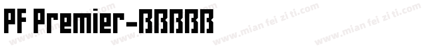 PF Premier字体转换